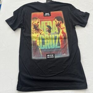 New UFC San Diego T Shirt Vera Vs Dominick Cruz Black  Promo Size Small